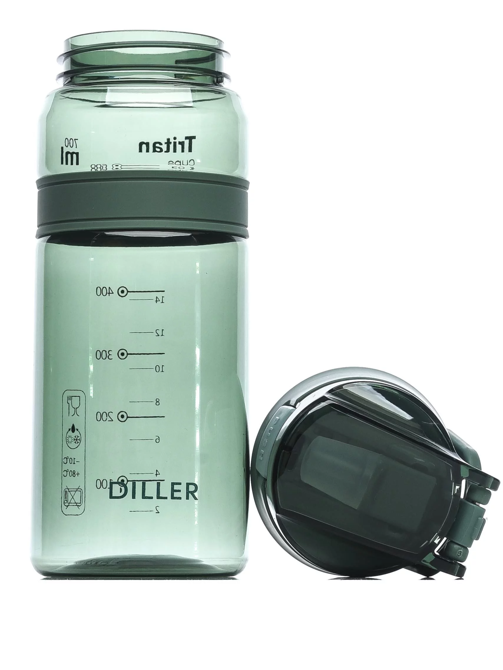 Бутылка для воды Diller D36 700 ml (Зеленый) фото