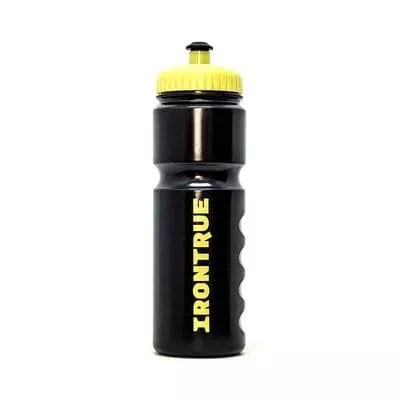 IronTrue Бутылка для воды 750ml (Черная с Желтой Крышкой) фото