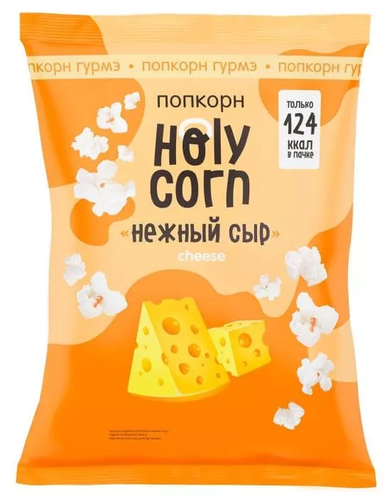 Holy Corn Кукуруза воздушная (попкорн) со вкусом "сыр" шт.