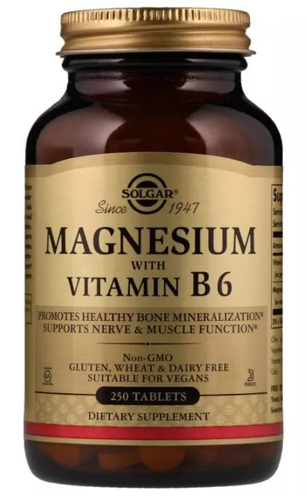 Solgar Magnesium with Vitamin B6 250 tabs