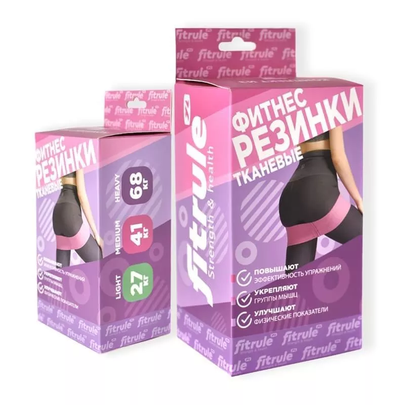 FitRule Набор тканевых фитнес-резинок (3 шт.)