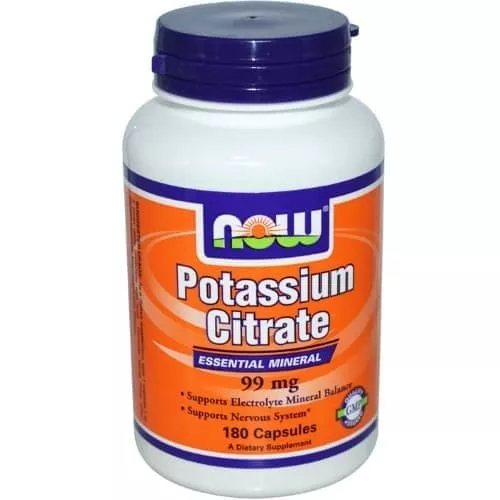 NOW Potassium Citrate 180 caps