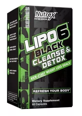 Nutrex Lipo-6 Black Cleanse & Detox 60 caps