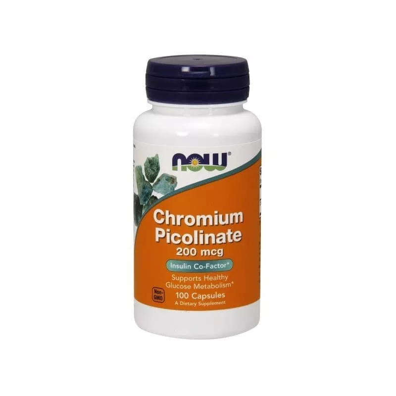 NOW Chromium Picolinate 200 mcg 100 caps