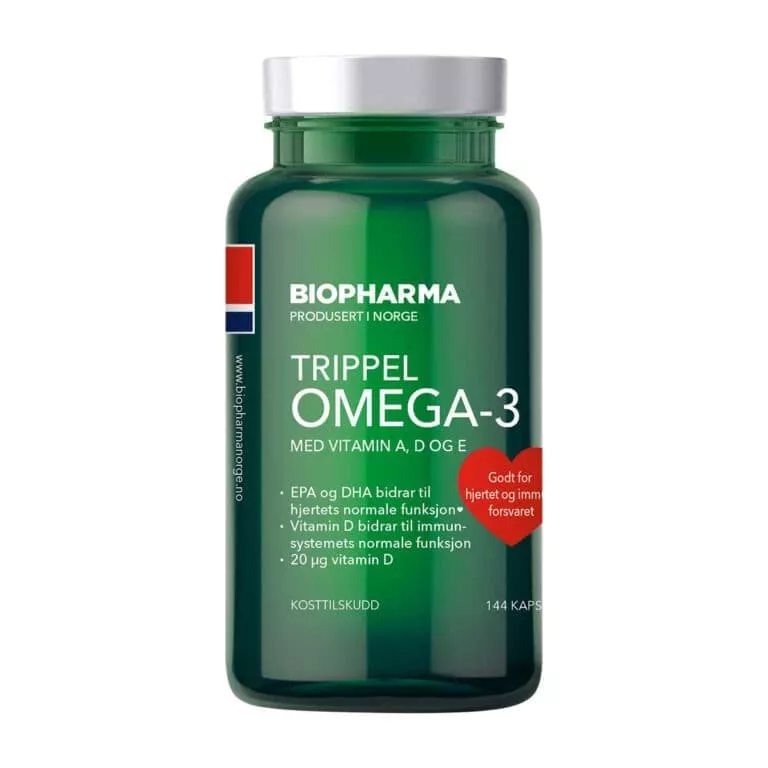 Biopharma Omega-3 triple 144 caps
