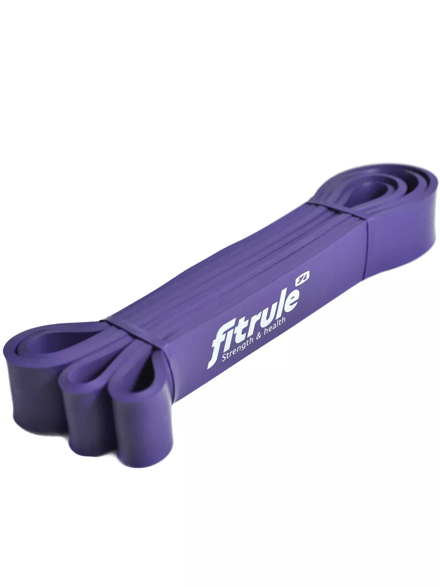 FitRule Фитнес-резинка (эспандер) 1000см х 3,5см Фиолетовая 30кг