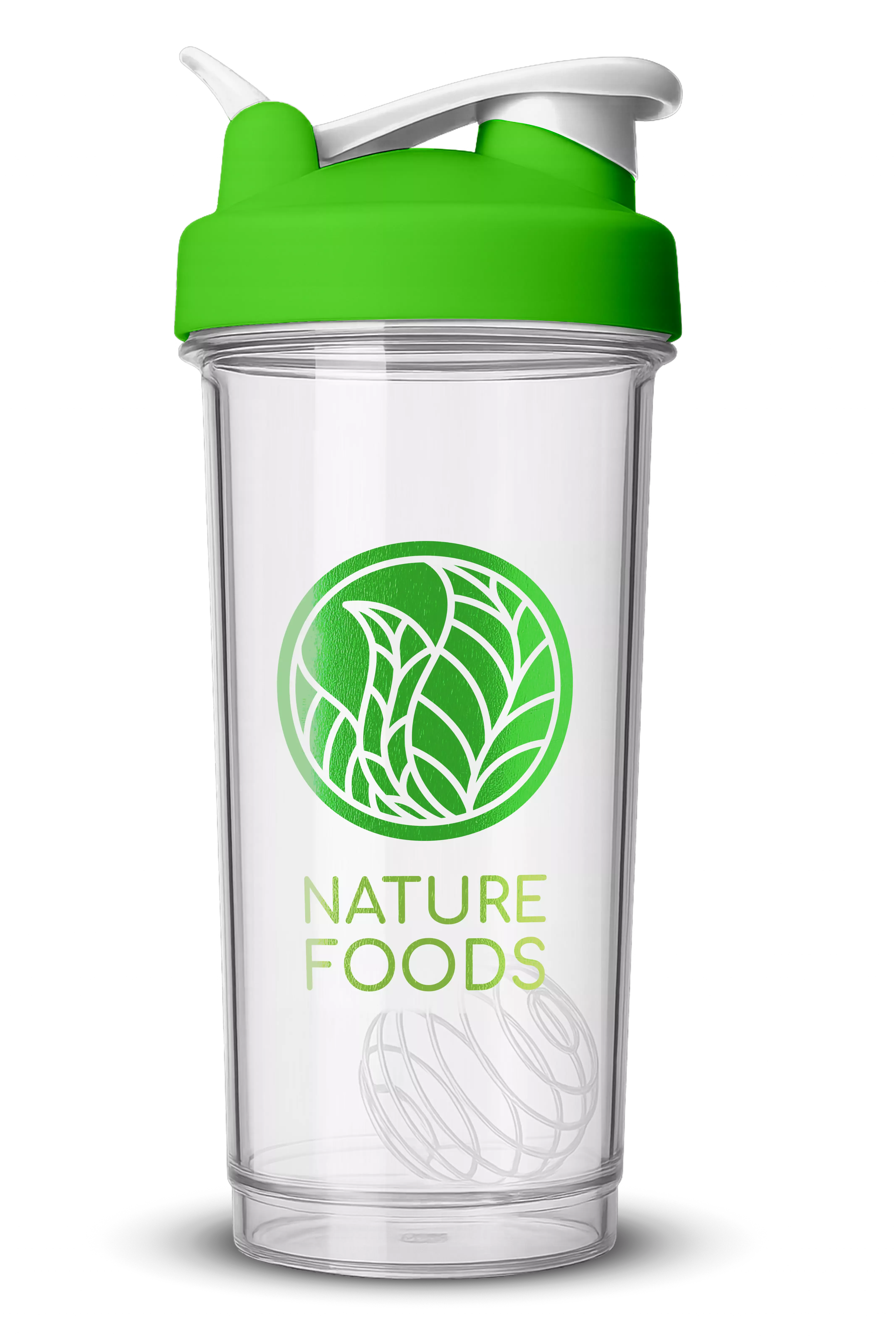 Шейкер 600ml NEW Nature Foods прозрачный