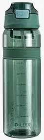 Бутылка для воды Diller D36 850 ml (Зеленый)