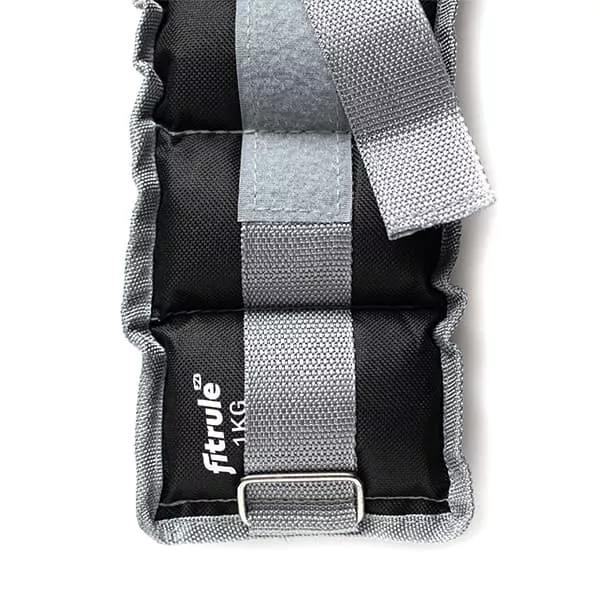 FitRule Утяжелитель для ног и рук 1 kg (цвет серый, 2 шт.)
