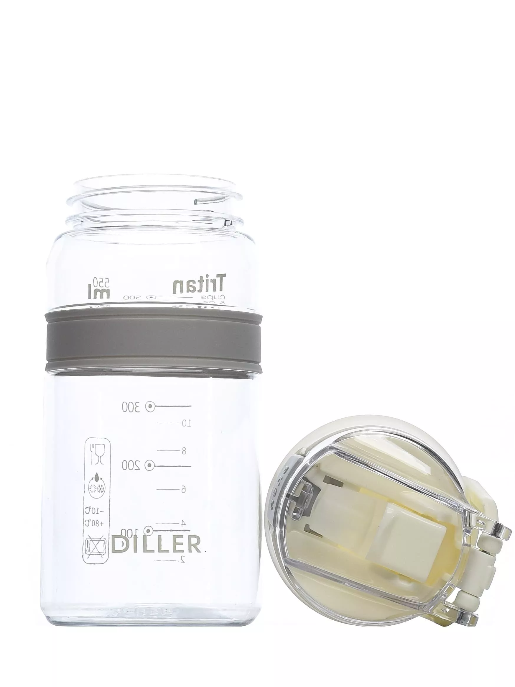 Бутылка для воды Diller D36 550 ml (Белый)