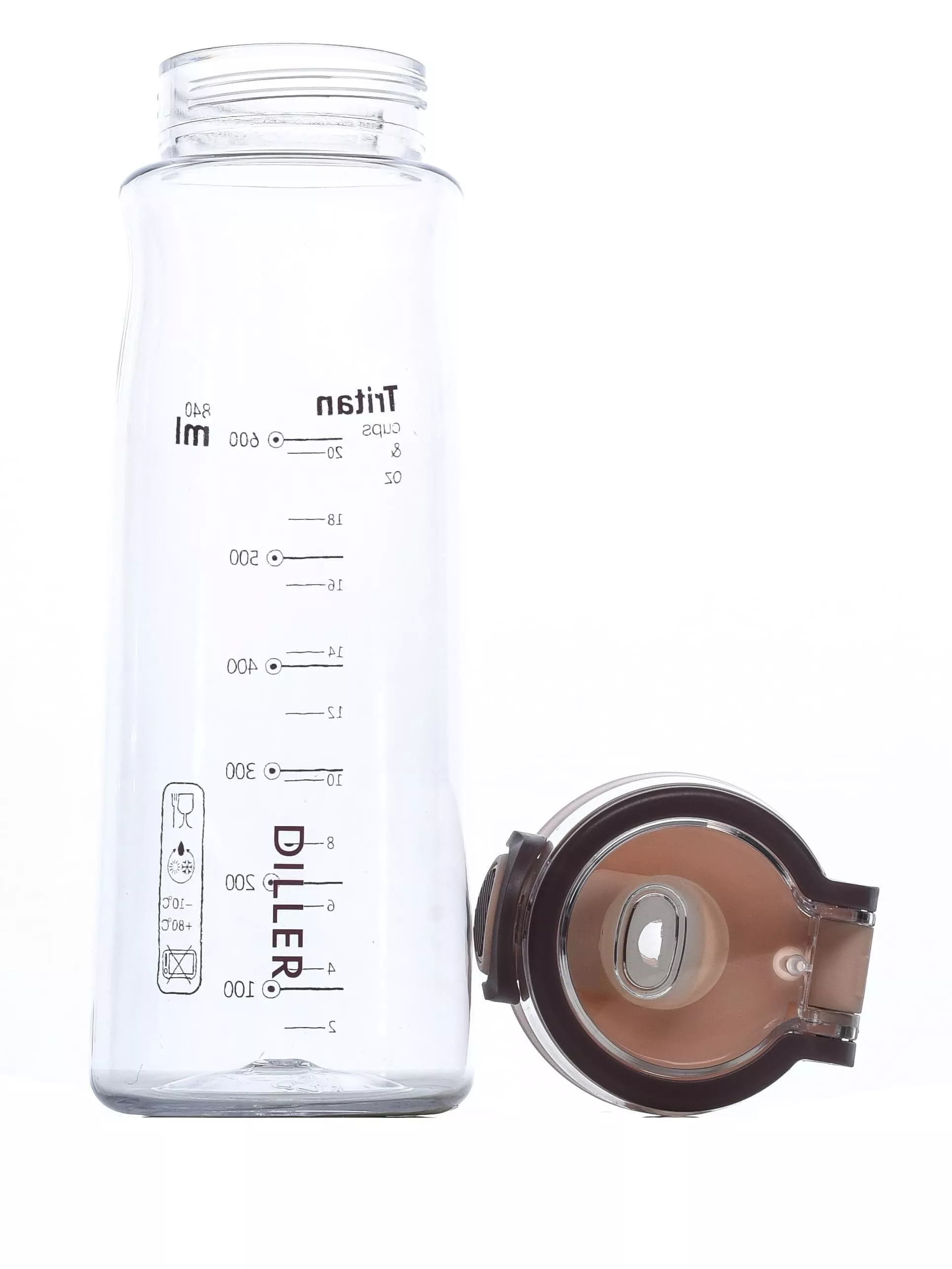 Бутылка для воды Diller D40 840 ml (Розовый)