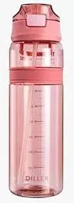 Бутылка для воды Diller D36 700 ml (Розовый)