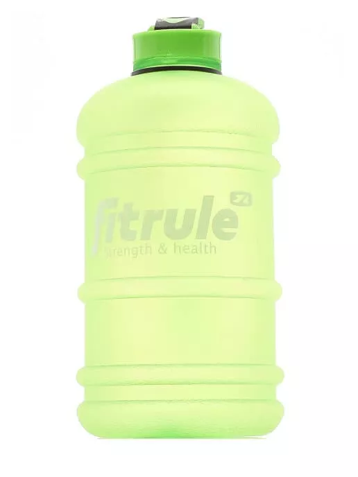 FitRule Бутыль прорезиненная крышка щелчок 2,2L (Зеленая)