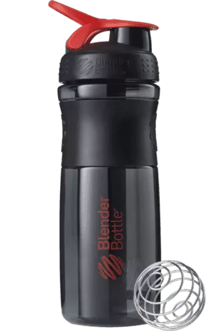 BlenderBottle SportMixer 828 ml Black/Red [черный/красный] фото