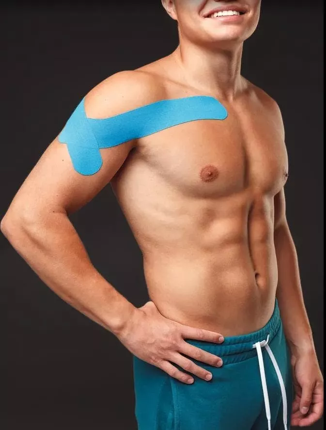 FitRule Кинезио Тейп Tape 5 cм х 5 м (Синий)