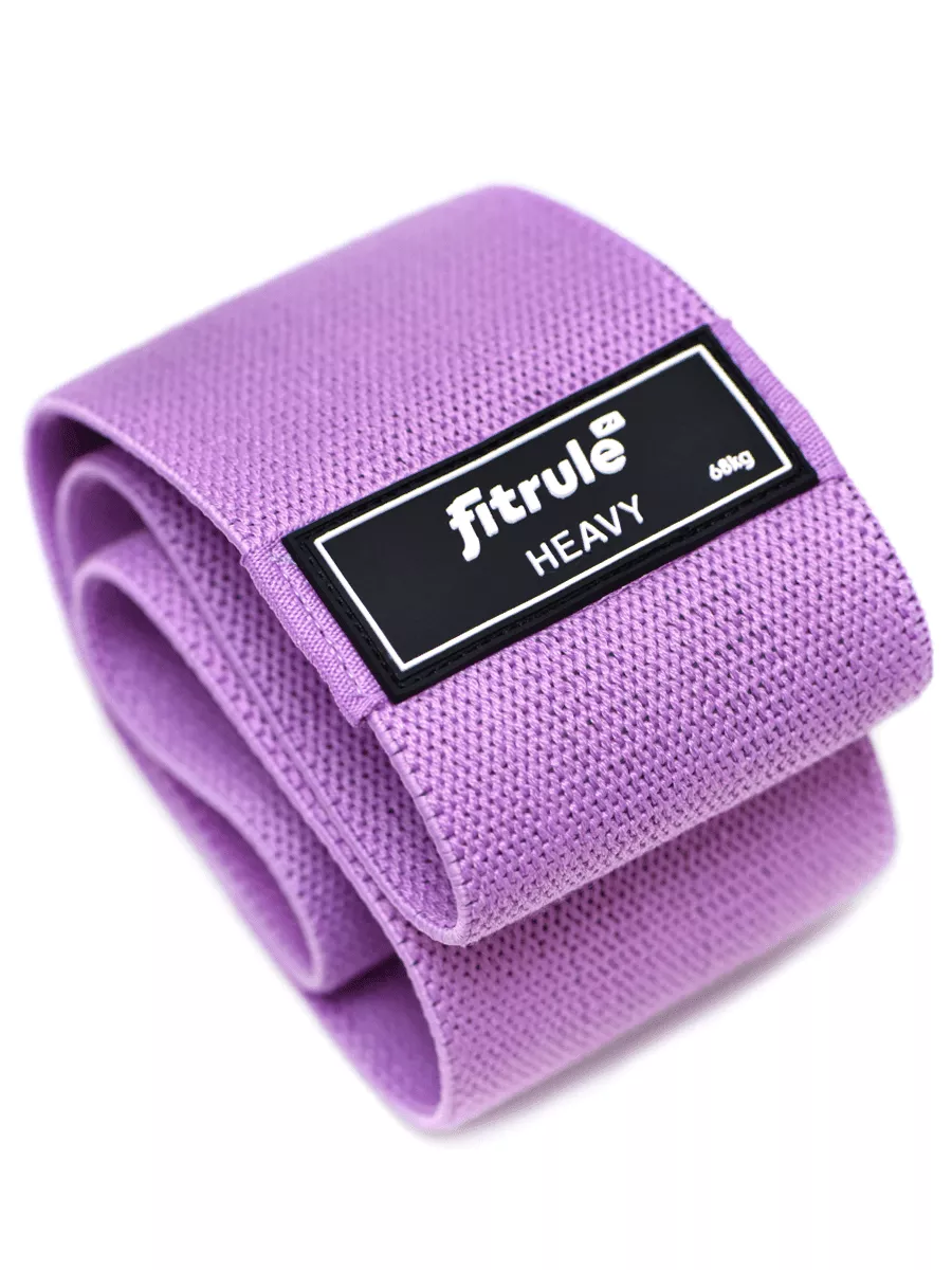 FitRule Фитнес резинка тканевая (68 кг, фиолетовая)