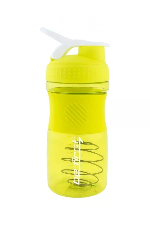 BeFirst Шейкер с шариком и держателем 600ml (Лайм)