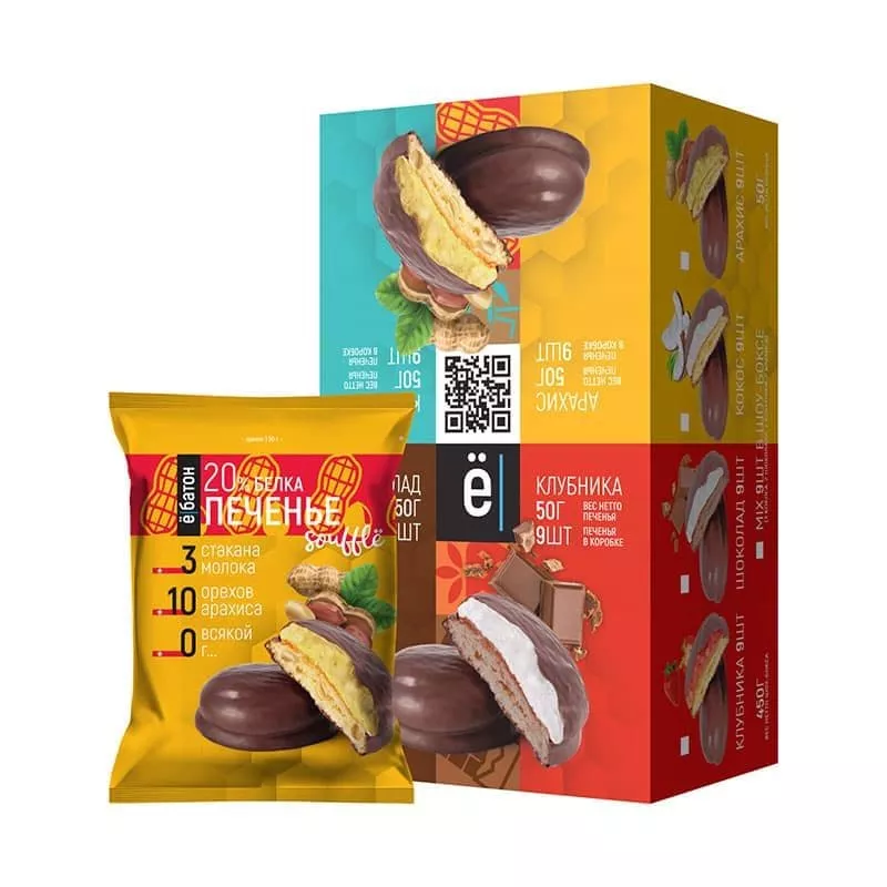 Ё/Батон Печенье суфле 50g