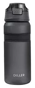Бутылка для воды Diller D37 700 ml (Черный)