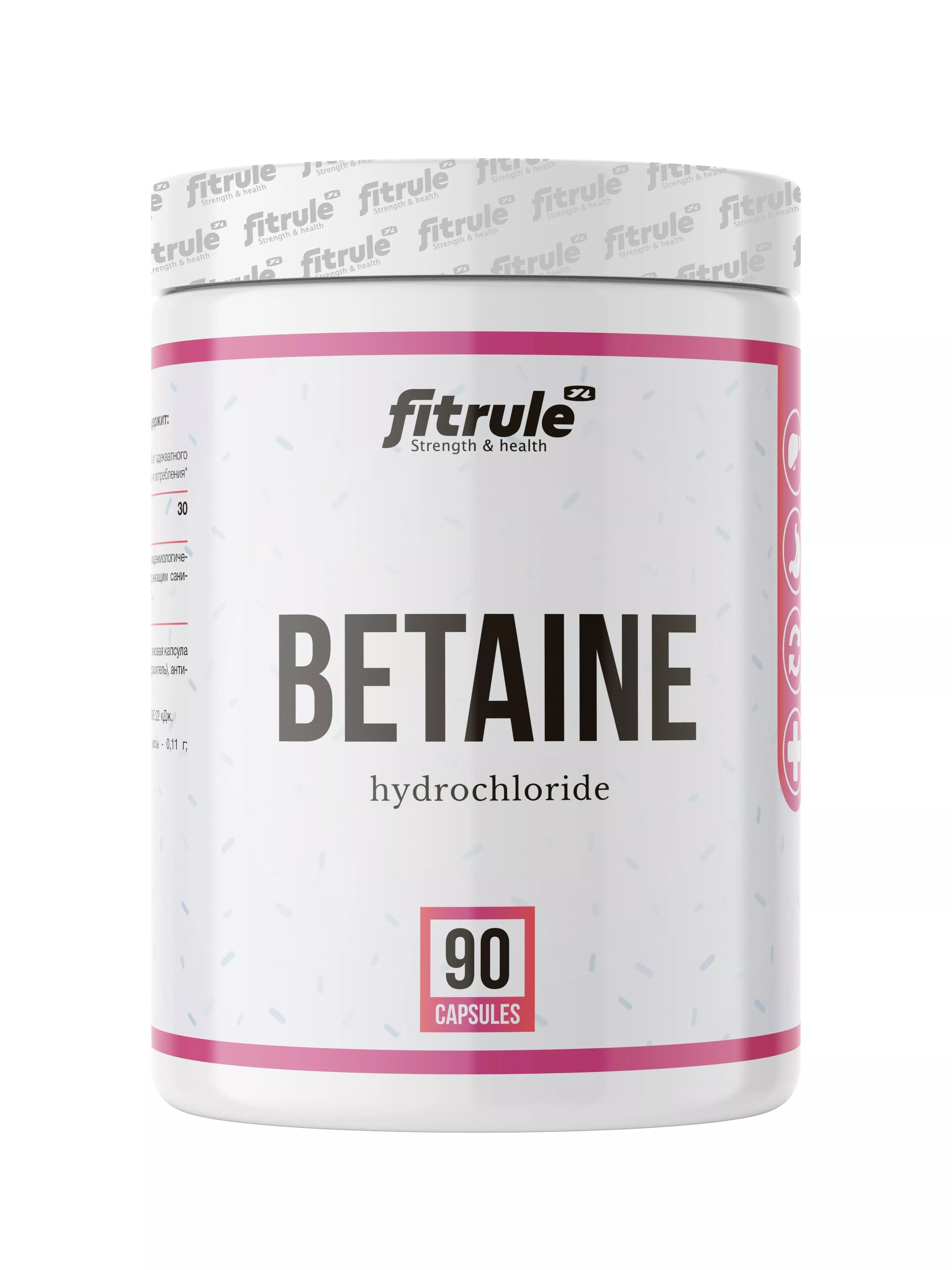 Fitrule Betaine Hydrochloride 90 caps