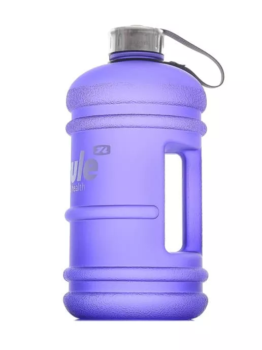 FitRule Бутыль прорезиненная металлическая крышка 2,2L (Фиолетовый)