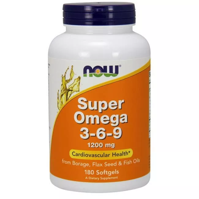NOW Super Omega 3-6-9 1200 mg 180 sof