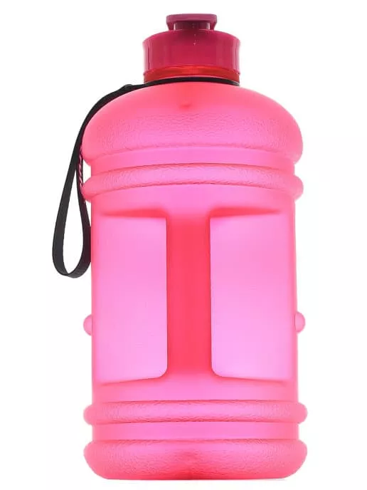 FitRule Бутыль прорезиненная крышка щелчок 2,2L (Розовая)
