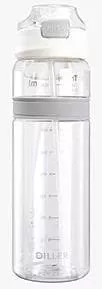 Бутылка для воды Diller D36 700 ml (Белый)