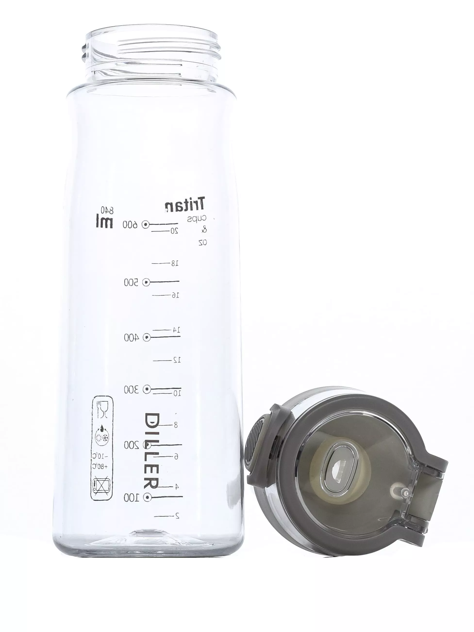 Бутылка для воды Diller D40 840 ml (Белый)