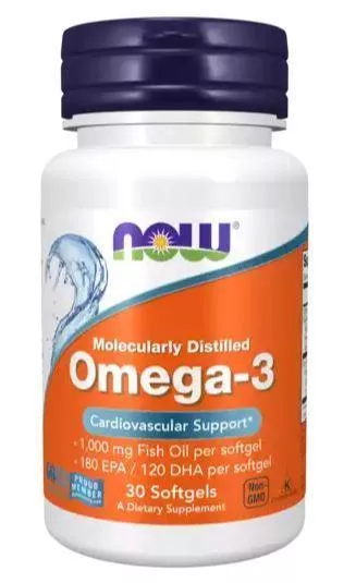 NOW Omega-3 1000 mg 30 sof