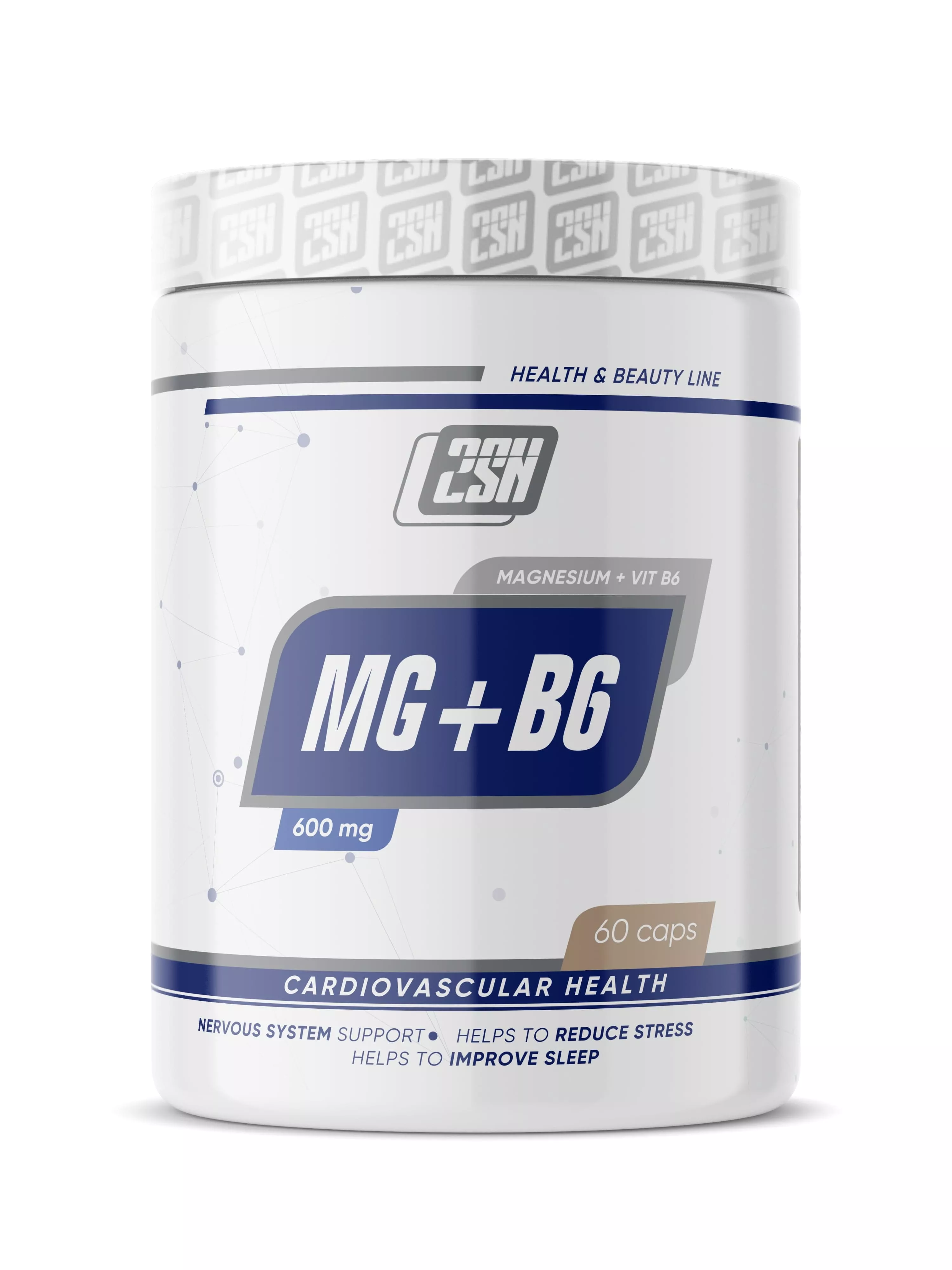 2SN Magnesium + B6 60 caps