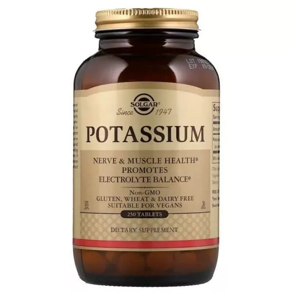 Solgar Potassium 99 mg 250 tabs