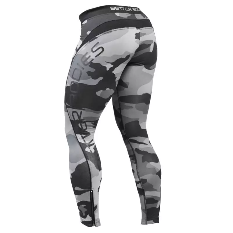 Лосины Better Bodies Camo Long Tight Grey Camo