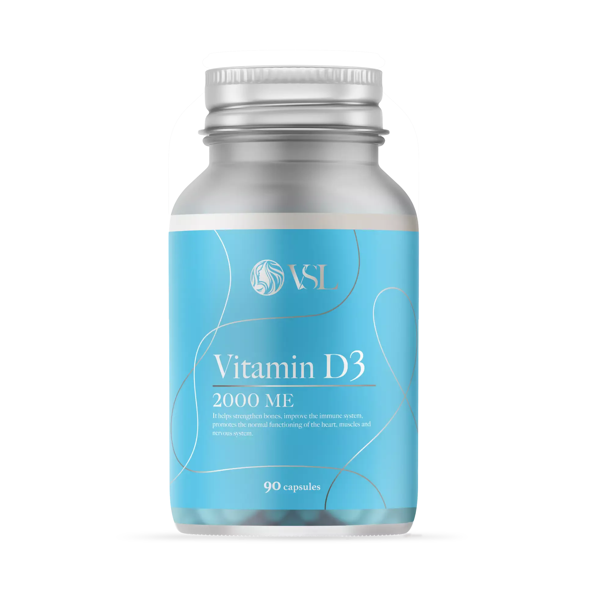 VSL Vitamin D3 2000 ME 90 caps