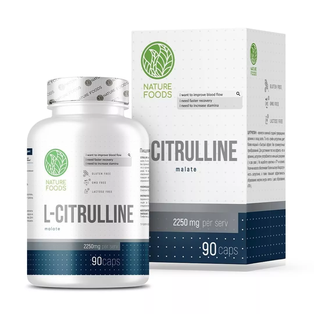 Nature Foods L-Citrulline Malate 90 caps фото