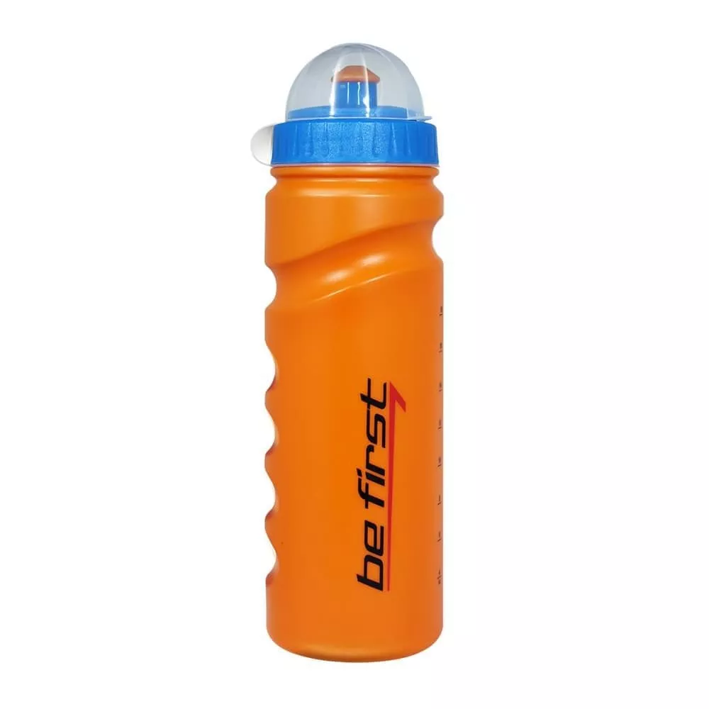 BeFirst Бутылка для воды Be First 750ml с крышкой (Оранжевая)
