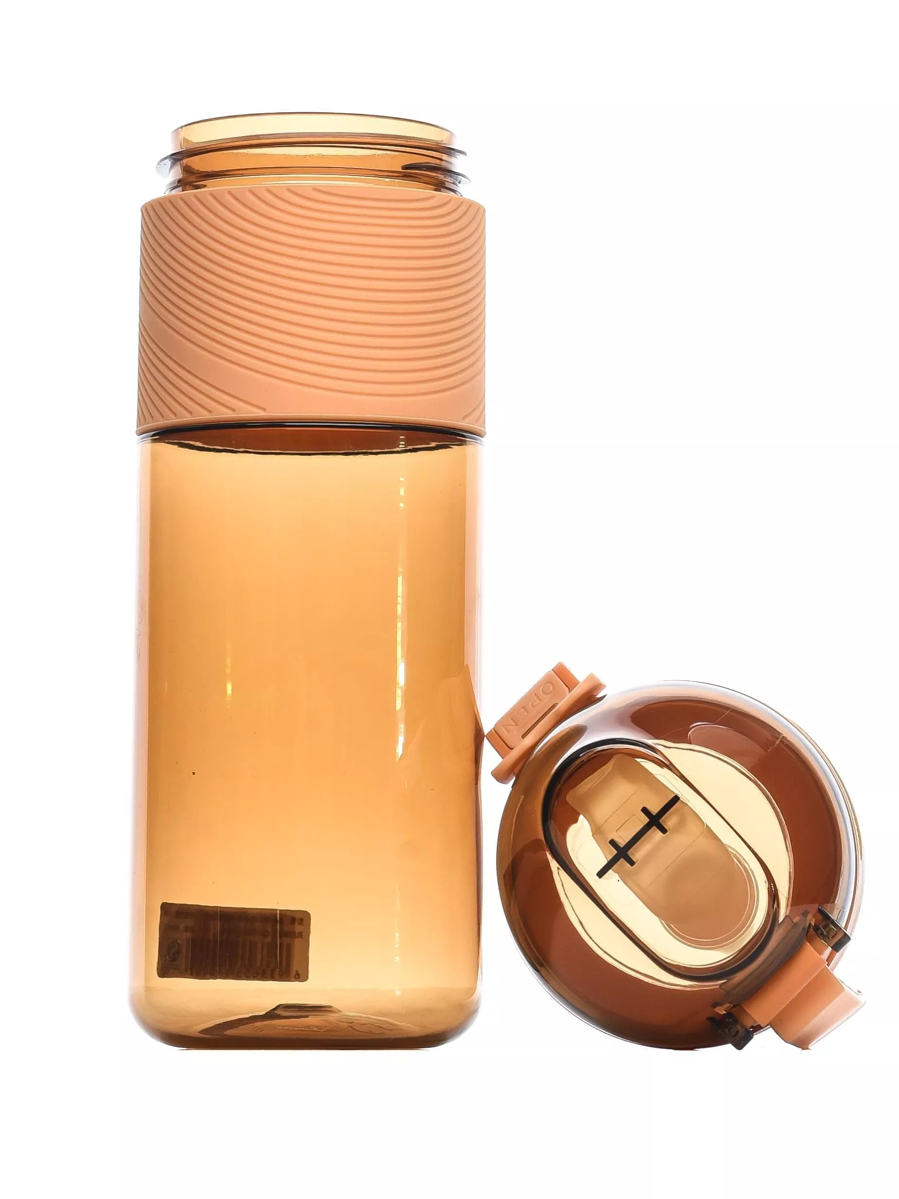 Бутылка для воды Diller DB-002 650 ml (с трубочкой) (Оранжевый)