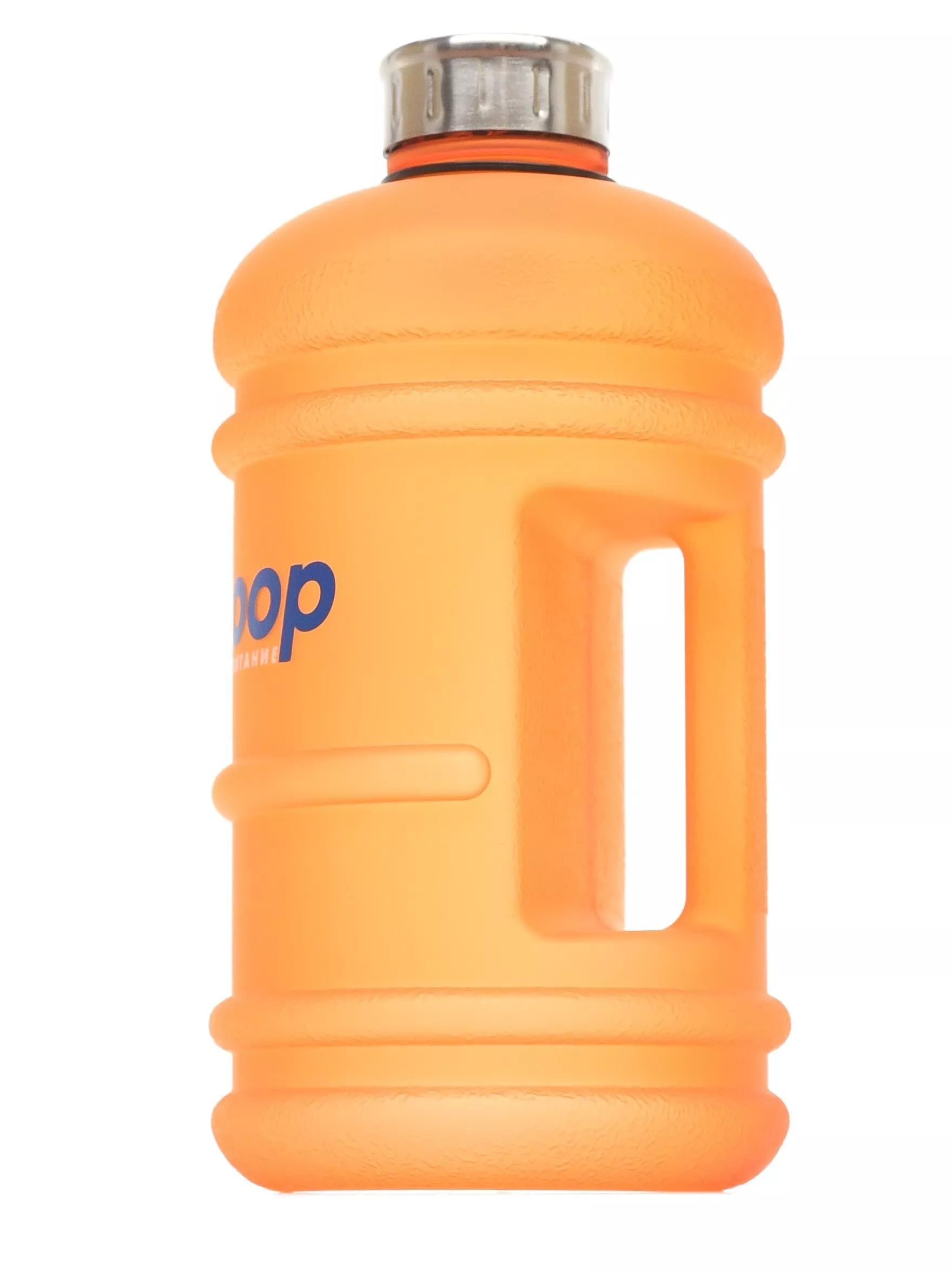 2scoop Бутыль 2.2 L прорезиненный металлическая крышка (Оранжевый) фото
