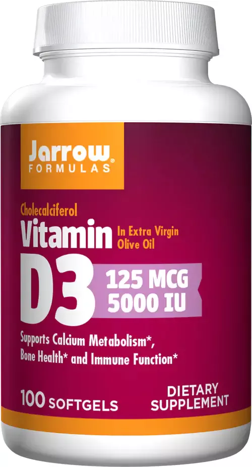 Jarrow Formulas Vit D3 5000 IU SGC 100 sgel