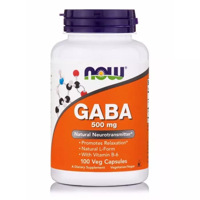 NOW GABA 500mg + B6 200 caps