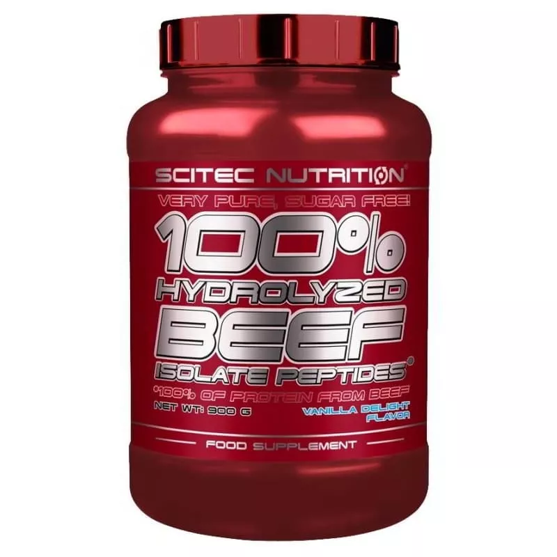 Scitec 100% Hydrolized Beef Isolate 900g фото