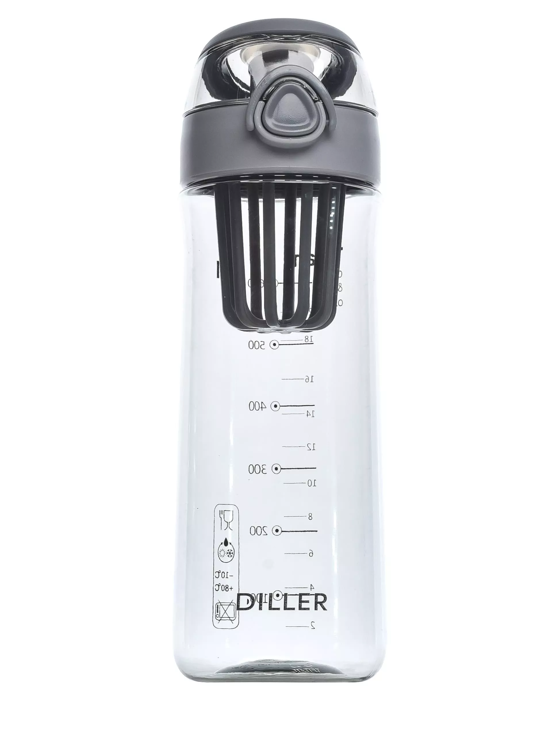 Бутылка для воды Diller D38-700 ml (Серый)