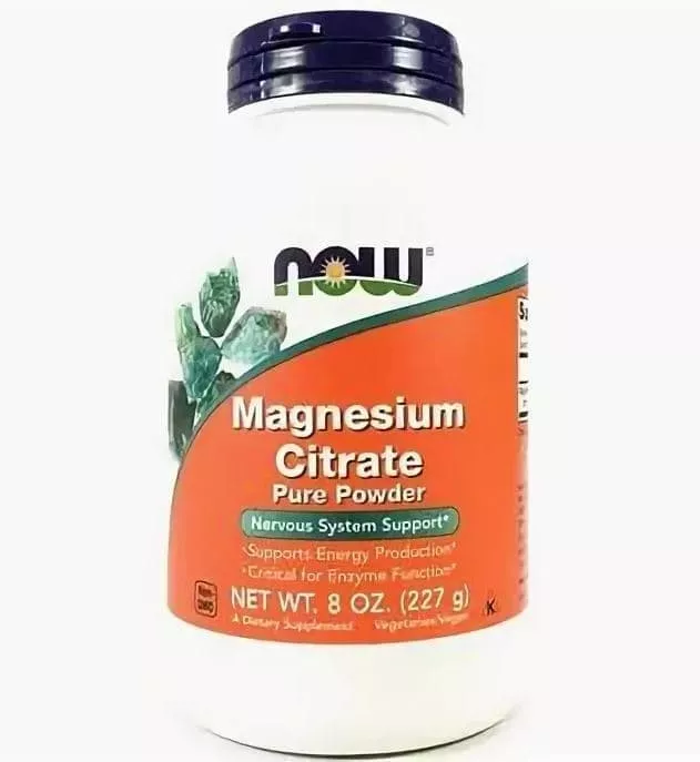 NOW Magnesium Citrate Powder 227g