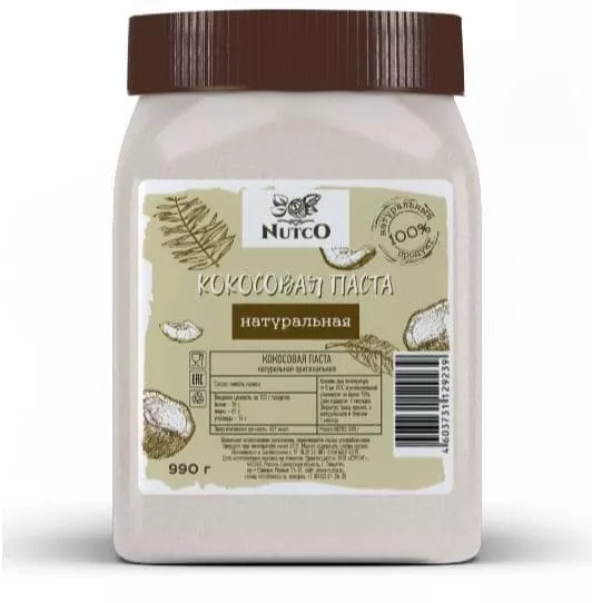 NUTCO Кокосовая паста натуральная - 990g