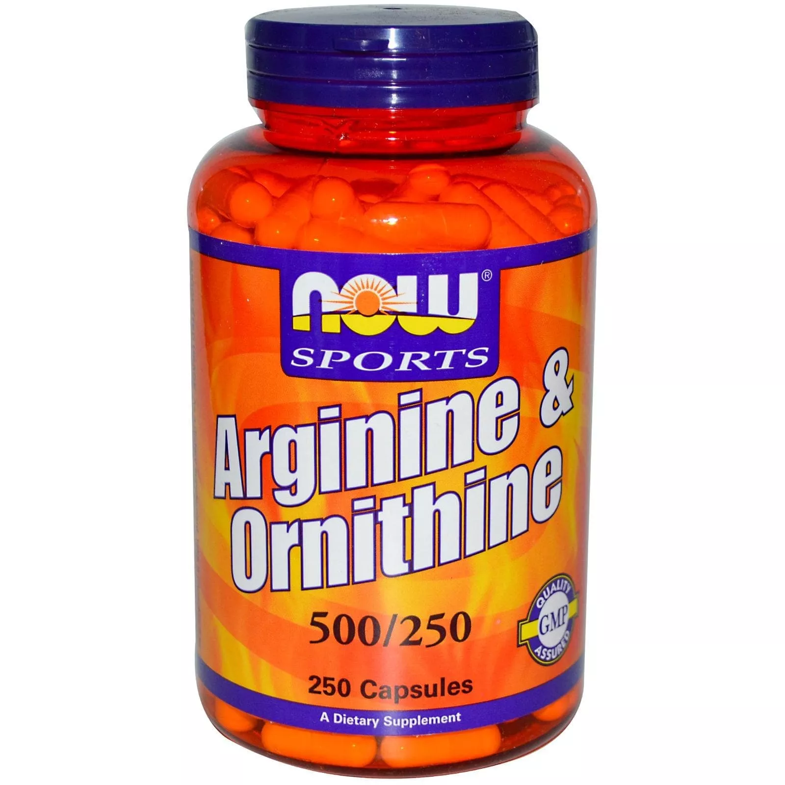 NOW Arginine & Ornithine 250 caps фото