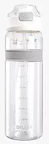 Бутылка для воды Diller D36 850 ml (Белый)
