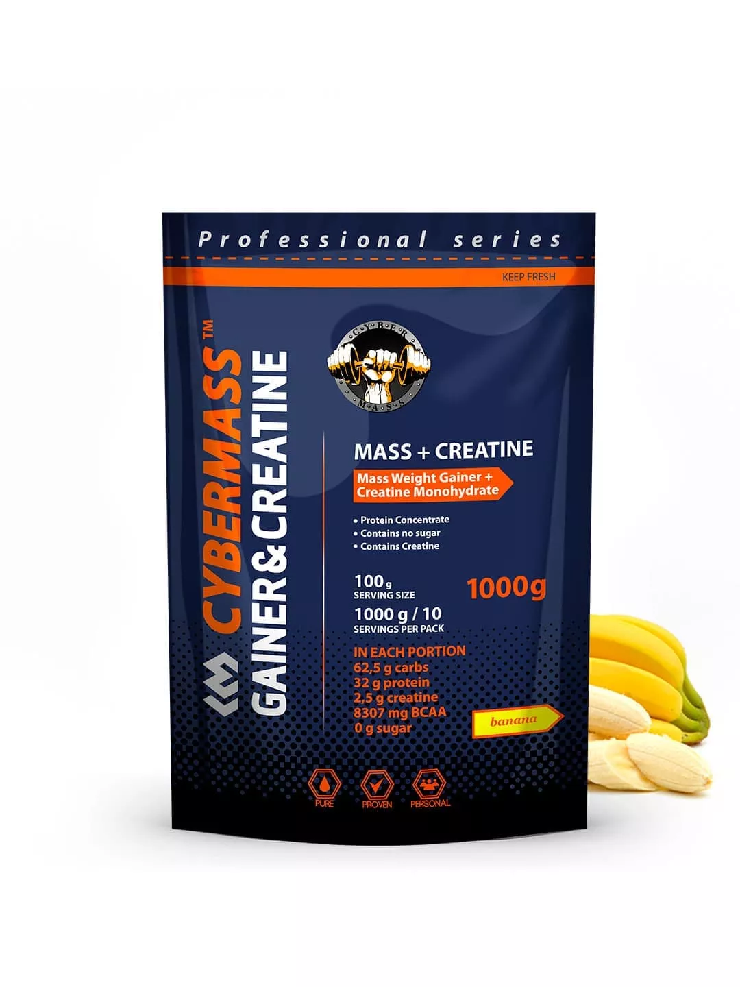 Cybermass Gainer&Creatine 1000g фото