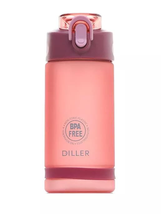 Diller Бутылка для воды D24 550ml (Розовая)
