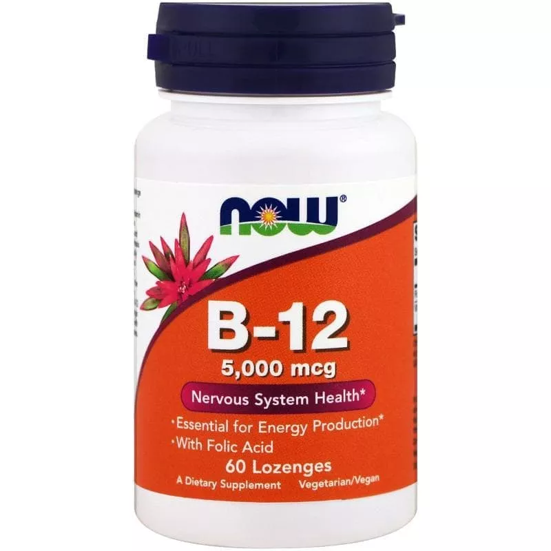 NOW B-12 5000mcg 60 caps фото