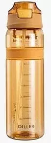 Бутылка для воды Diller D36 700 ml (Оранжевый)